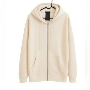 NWT BRANDY MELVILLE Women Hoodie Oversized Fleece Jacket Sweatshirt Large/Xlarge